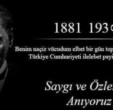 10 Kasım Atam Görseli